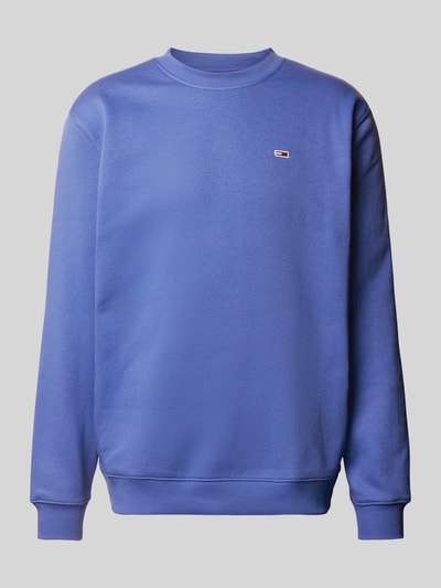 Tommy Jeans Sweatshirt mit Logo-Stitching Royal 1