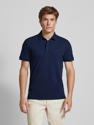 Lacoste Koszulka polo o kroju regular fit z naszywką logo model ‘CORE’ Granatowy 4