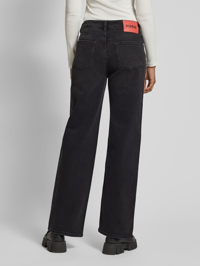 HUGO Flared jeans in 5-pocketmodel Antraciet - 5