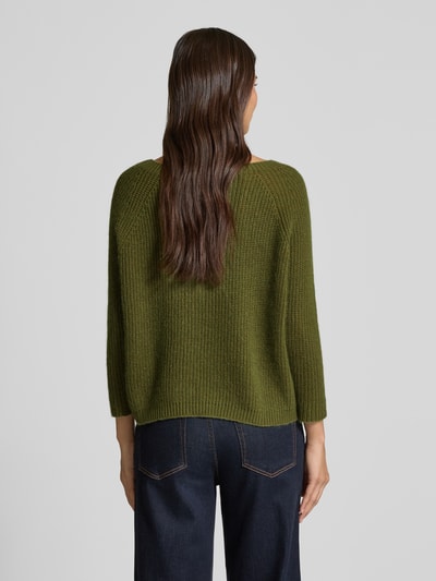 Weekend Max Mara Regular Fit Strickpullover mit Woll-Anteil Modell 'XENO' Grass 5