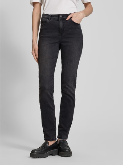 Christian Berg Woman Skinny Fit Jeans mit Viskose-Anteil Dunkelgrau 4