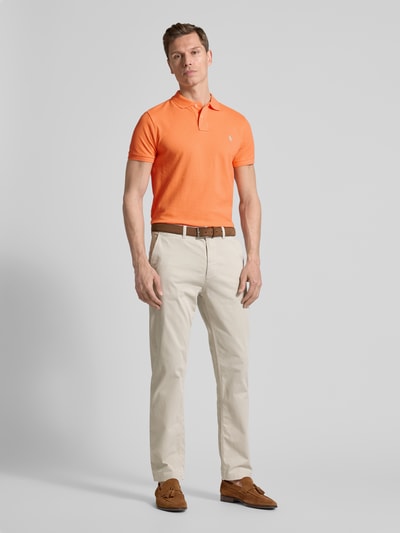 Polo Ralph Lauren Poloshirt mit Label-Stitching Orange 1