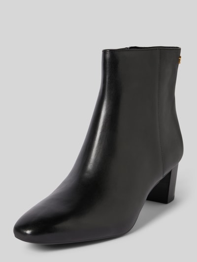 Lauren Ralph Lauren Stiefeletten mit Label-Applikation und Blockabsatz Black 1