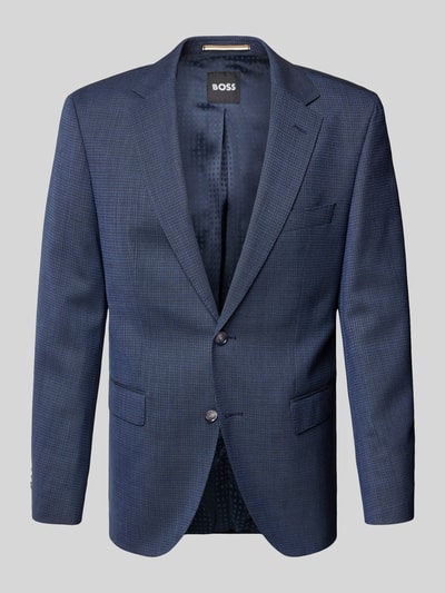 BOSS Colbert met reverskraag, model 'Jeckson' Blauw - 2
