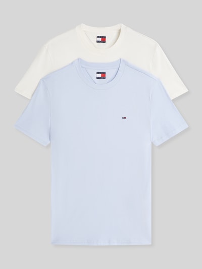 Tommy Jeans T-shirty o kroju slim fit z czystej bawełny w zestawie 2 szt. Jasnoniebieski 2