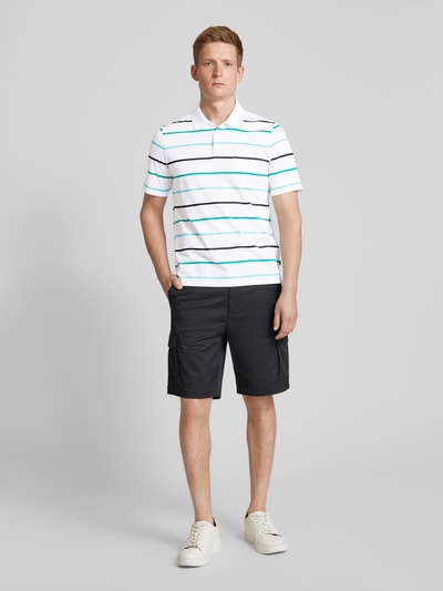 MAERZ Muenchen Regular fit poloshirt met borstzak Wit - 1