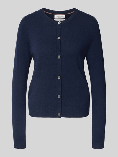 Christian Berg Woman Kurtka z dzianiny z kaszmiru z okrągłym dekoltem Ciemnoniebieski 2