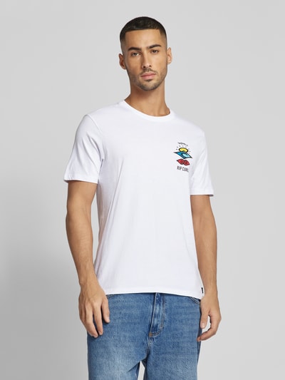 Rip Curl T-shirt z nadrukiem z logo model ‘SEARCH’ Biały 4