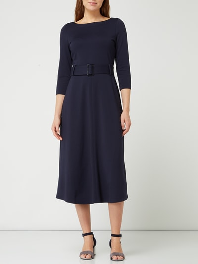 Esprit Collection Jerseykleid mit Dreiviertelärmeln  Marine 1