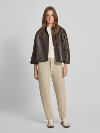 Buena Vista Ballonhose aus Viskose-Mix mit Eingrifftaschen Beige 1