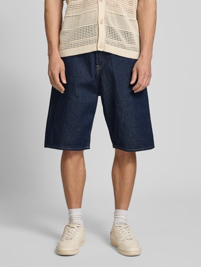 Jack & Jones Extra baggy fit korte jeans in 5-pocketmodel, model 'IRON' Donkerblauw - 4