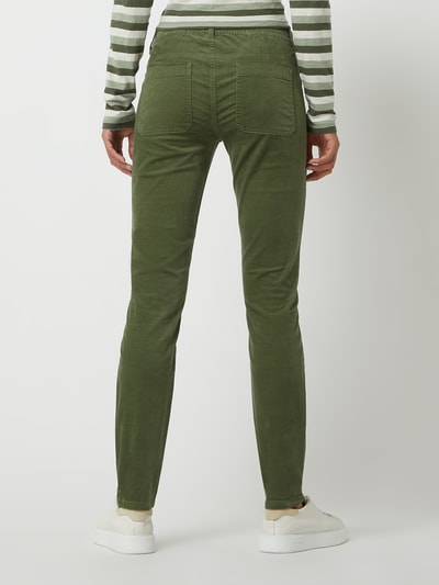 Marc O'Polo Slim fit broek met stretch  Kaki - 5