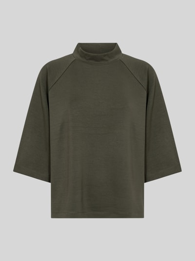 Soyaconcept Loose fit sweatshirt van modalmix model 'BANU' Donkergroen - 2