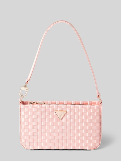 Guess Schultertasche mit Label-Detail Rosa 2