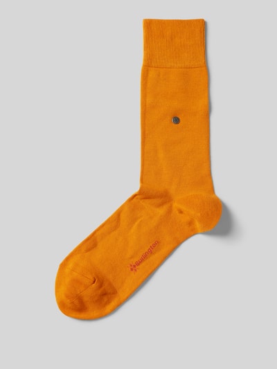 Burlington Socken mit Label-Detail Orange 1