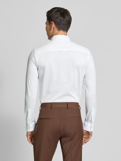 Matinique Slim fit zakelijk overhemd met knoopsluiting, model 'trostol' Wit - 5