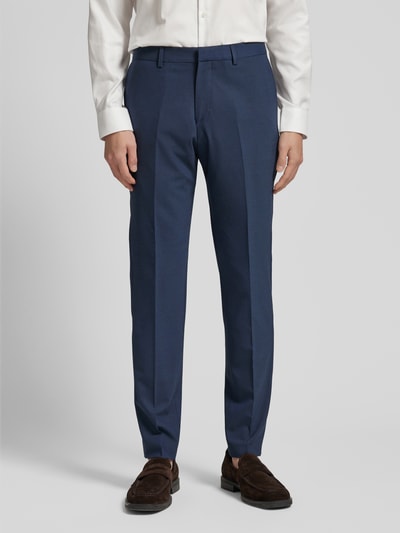 s.Oliver BLACK LABEL Slim Fit Anzughose mit Hahnentritt-Muster Modell 's.O ULTIMATE' Marine 4