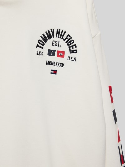 Tommy Hilfiger Teens Hoodie met capuchon Offwhite - 2