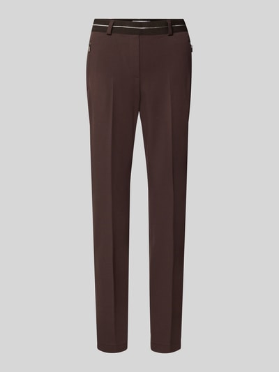 Raphaela By Brax Super Slim Fit Hose aus Viskose-Mix Modell 'LILLYTH' Dunkelbraun 2