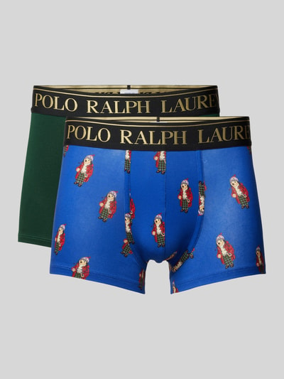 Polo Ralph Lauren Underwear Trunks mit Label-Bund im 2er-Pack Royal 1