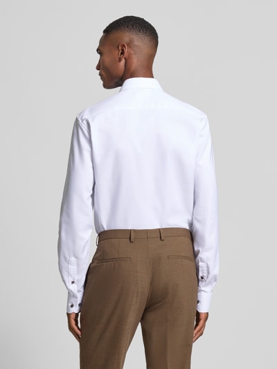 ETERNA Slim Fit Business-Hemd mit Knopfleiste Weiss 5