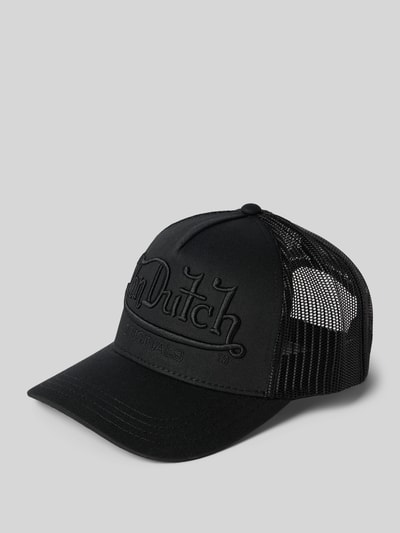 Produktfoto, Trucker Cap mit Label-Stitching von Von Dutch aus mieszanka bawełny, daszek wzmacniany, wyhaftowane logo, regulowana długość
