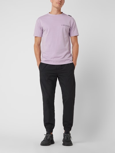 BE EDGY T-Shirt im Washed-Out-Look Modell 'Paulus' Purple 1