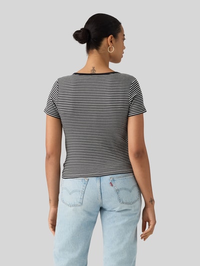 Levi's® Slim fit t-shirt van katoenmix Antraciet gemêleerd - 5
