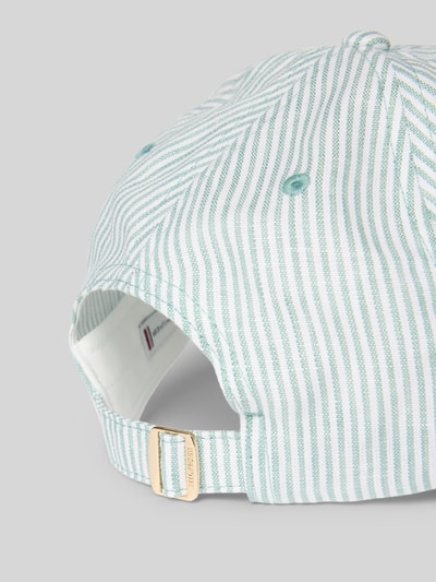 Tommy Hilfiger Basecap aus reinem Leinen mit Logo-Applikation Hellgruen 3