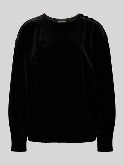 Emporio Armani Longsleeve mit Label-Details Black 2