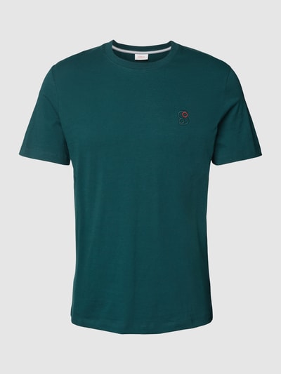 s.Oliver RED LABEL T-Shirt mit Label-Stitching Petrol 2