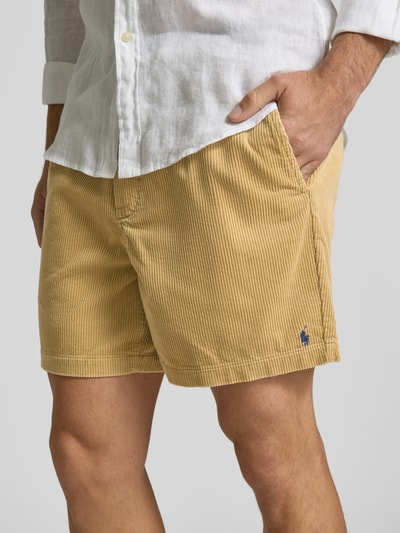 Polo Ralph Lauren Szorty o kroju classic fit z elastycznym pasem Beżowy 3