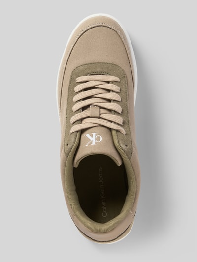 Calvin Klein Jeans Sneakers met logodetails, model 'CLASSIC CUPSOLE' Roodbruin - 3