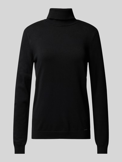 More & More Rollkragenpullover mit Teilungsnähten Black 2