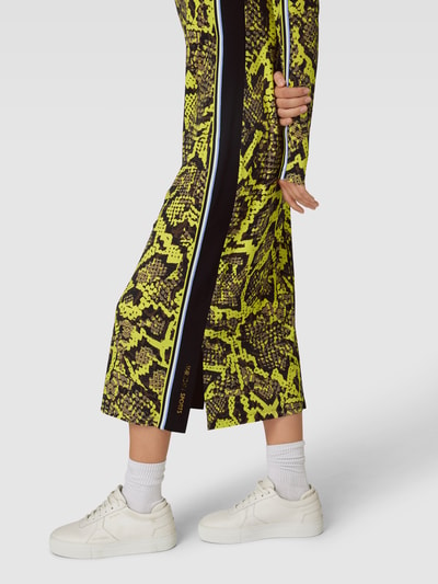 Marc Cain Midi-jurk met dierenprint Geel - 3