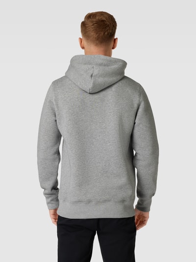 Gant Hoodie mit Label-Stitching Modell 'SHIELD'
 Mittelgrau Melange 5