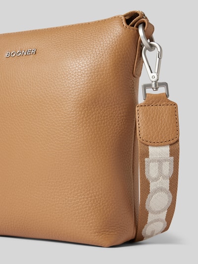 BOGNER Handtasche mit Label-Detail Modell 'Andermatt' Sand 3