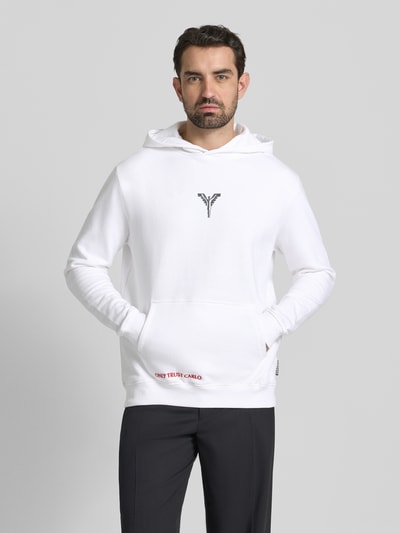 CARLO COLUCCI Hoodie mit Kapuze Weiss 4