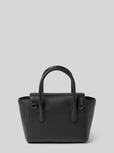 Lauren Ralph Lauren Handtas van rundleer met draagbanden Zwart - 4