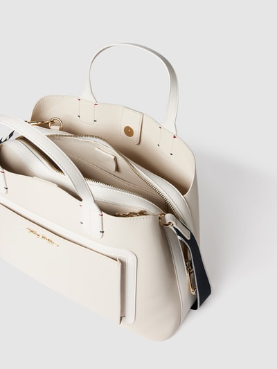 Tommy Hilfiger Handtasche mit Label-Applikation Offwhite 4