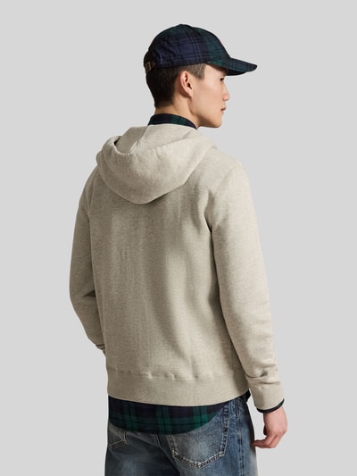 Polo Ralph Lauren Regular Fit Sweatjacke aus Baumwoll-Mix Hellgrau 5