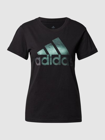 ADIDAS SPORTSWEAR T-Shirt mit Label-Print Black 2