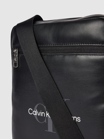 Calvin Klein Jeans Umhängetasche mit Label-Print Modell 'REPORTER' Black 3