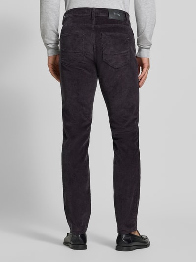 Brax Straight Fit Cordhose aus Baumwoll-Mix Modell 'Mythos Flex Cord' Anthrazit 5