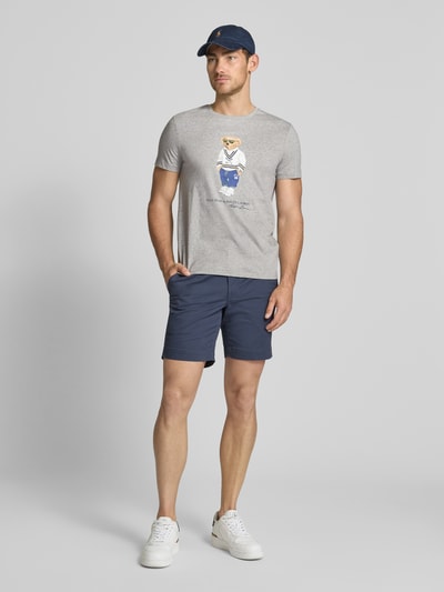 Polo Ralph Lauren T-Shirt mit Polo Bear Print Mittelgrau 1
