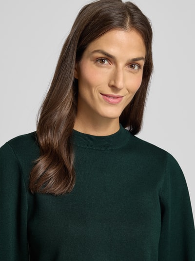 Jake*s Collection Strickpullover mit gerippten Abschlüssen Smaragd 3