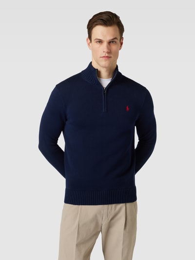 Polo Ralph Lauren Strickpullover mit Logo-Stitching Marine 4