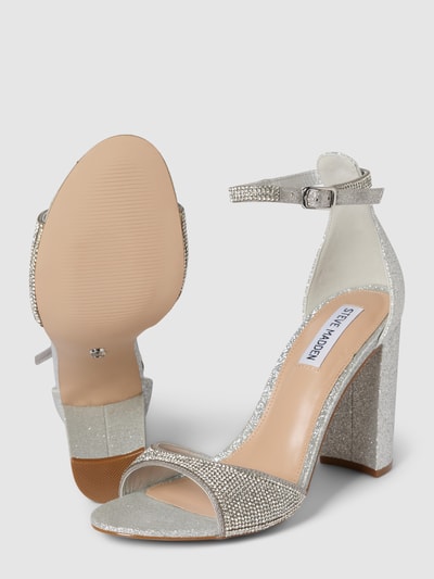 Steve Madden Sandalette mit Strasssteinbesatz Modell 'CAPSULE' Silber 3