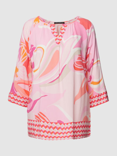 Betty Barclay Bluse aus Viskose mit Allover-Muster Pink 2