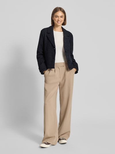 Only Kurtka o kroju regular fit z futerkiem model ‘VALERIA’ Granatowy 1